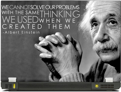 

PosterMart Albert-Einstein Laptop Skin - High Quality 3M Vinyl and Matt Lamination High Quality Laminated 3M Vinyl Laptop Decal 12