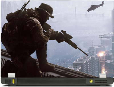 

PosterMart Gaming Series BattleField 4 Laptop Skin Type 45 - High Quality 3M Vinyl and Matt Lamination High Quality Laminated 3M Vinyl Laptop Decal 12