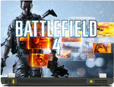 

PosterMart Gaming Series BattleField 4 Laptop Skin Type 25 - High Quality 3M Vinyl and Matt Lamination High Quality Laminated 3M Vinyl Laptop Decal 17