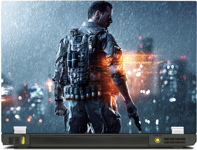 

PosterMart Gaming Series BattleField 4 Laptop Skin Type 35 - High Quality 3M Vinyl and Matt Lamination High Quality Laminated 3M Vinyl Laptop Decal 17