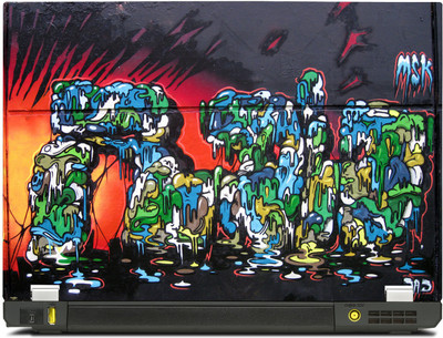 

PosterMart Wall Graffiti Laptop Skin Type 10 - High Quality 3M Vinyl and Matt Lamination High Quality Laminated 3M Vinyl Laptop Decal 12