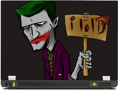 

PosterMart Joker Laptop Skin Type 18 - High Quality 3M Vinyl and Matt Lamination High Quality Laminated 3M Vinyl Laptop Decal 15