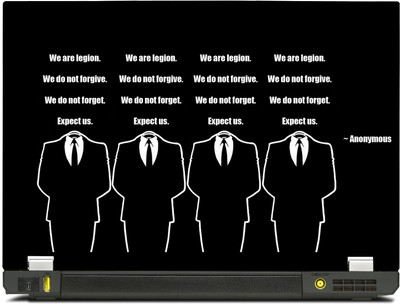 

PosterMart Anonymous Laptop Skin Type 67 - High Quality 3M Vinyl and Matt Lamination High Quality Laminated 3M Vinyl Laptop Decal 17