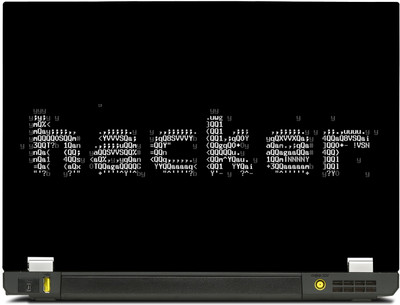 

PosterMart Hacker Laptop Skin Type 35 - High Quality 3M Vinyl and Matt Lamination High Quality Laminated 3M Vinyl Laptop Decal 15