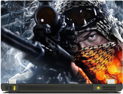 

PosterMart Gaming Series BattleField 4 Laptop Skin Type 21 - High Quality 3M Vinyl and Matt Lamination High Quality Laminated 3M Vinyl Laptop Decal 15