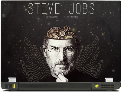 

PosterMart Steve-Jobs Laptop Skin - High Quality 3M Vinyl and Matt Lamination High Quality Laminated 3M Vinyl Laptop Decal 12
