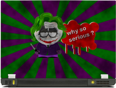 

PosterMart Joker Laptop Skin Type 46 - High Quality 3M Vinyl and Matt Lamination High Quality Laminated 3M Vinyl Laptop Decal 14