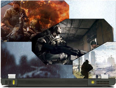 

PosterMart Gaming Series BattleField 4 Laptop Skin Type 11 - High Quality 3M Vinyl and Matt Lamination High Quality Laminated 3M Vinyl Laptop Decal 17