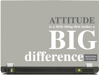 

PosterMart Attitude is the big difference Laptop Skin - High Quality 3M Vinyl and Matt Lamination High Quality Laminated 3M Vinyl Laptop Decal 12