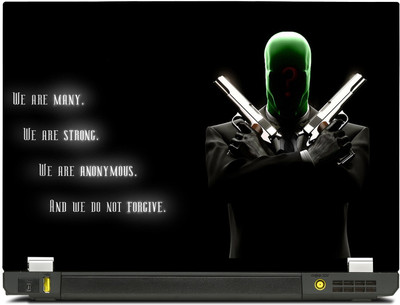 

PosterMart Anonymous Laptop Skin Type 32 - High Quality 3M Vinyl and Matt Lamination High Quality Laminated 3M Vinyl Laptop Decal 17