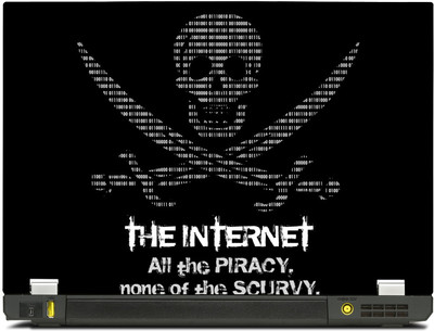 

PosterMart Pirate Graphics Laptop Skin Type 18 - High Quality 3M Vinyl and Matt Lamination High Quality Laminated 3M Vinyl Laptop Decal 14