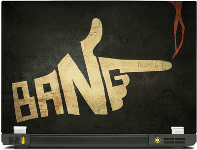 

PosterMart Bang Laptop Skin - High Quality 3M Vinyl and Matt Lamination High Quality Laminated 3M Vinyl Laptop Decal 13