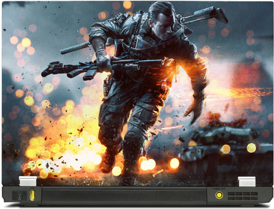 

PosterMart Gaming Series BattleField 4 Laptop Skin Type 16 - High Quality 3M Vinyl and Matt Lamination High Quality Laminated 3M Vinyl Laptop Decal 12