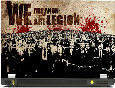 

PosterMart Anonymous Laptop Skin Type 20 - High Quality 3M Vinyl and Matt Lamination High Quality Laminated 3M Vinyl Laptop Decal 15