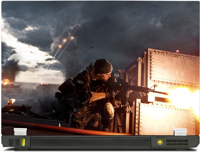 

PosterMart Gaming Series BattleField 4 Laptop Skin Type 8 - High Quality 3M Vinyl and Matt Lamination High Quality Laminated 3M Vinyl Laptop Decal 17