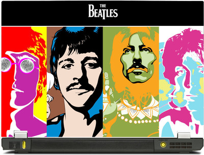 

PosterMart Beatles typography Laptop Skin - High Quality 3M Vinyl and Matt Lamination High Quality Laminated 3M Vinyl Laptop Decal 12