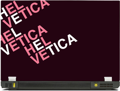 

PosterMart Typography Graphics Laptop Skin Type 44 - High Quality 3M Vinyl and Matt Lamination High Quality Laminated 3M Vinyl Laptop Decal 15