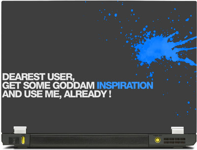 

PosterMart Great Quotes Laptop Skin Type 8 - High Quality 3M Vinyl and Matt Lamination High Quality Laminated 3M Vinyl Laptop Decal 12