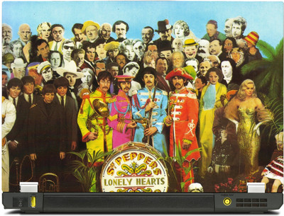 

PosterMart Beatles coloured Poster Laptop Skin - High Quality 3M Vinyl and Matt Lamination High Quality Laminated 3M Vinyl Laptop Decal 17