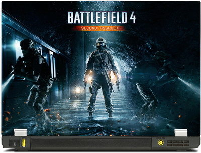 

PosterMart Gaming Series BattleField 4 Laptop Skin Type 12 - High Quality 3M Vinyl and Matt Lamination High Quality Laminated 3M Vinyl Laptop Decal 12