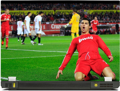 

PosterMart Christiano Ronaldo Laptop Skin Type 23 - High Quality 3M Vinyl and Matt Lamination High Quality Laminated 3M Vinyl Laptop Decal 17