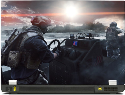 

PosterMart Gaming Series BattleField 4 Laptop Skin Type 42 - High Quality 3M Vinyl and Matt Lamination High Quality Laminated 3M Vinyl Laptop Decal 15