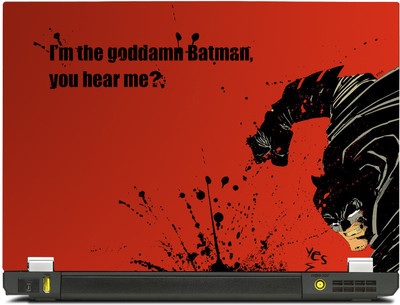 

PosterMart Batman Laptop Skin Type 20 - High Quality 3M Vinyl and Matt Lamination High Quality Laminated 3M Vinyl Laptop Decal 15