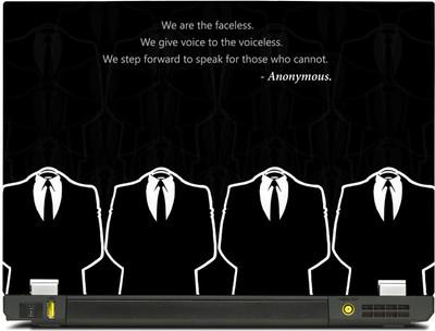 

PosterMart Anonymous Laptop Skin Type 6 - High Quality 3M Vinyl and Matt Lamination High Quality Laminated 3M Vinyl Laptop Decal 12