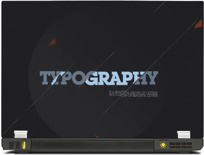 

PosterMart Typography Graphics Laptop Skin Type 45 - High Quality 3M Vinyl and Matt Lamination High Quality Laminated 3M Vinyl Laptop Decal 12