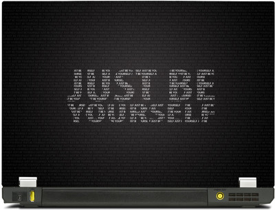 

PosterMart Great Quotes Laptop Skin Type 39 - High Quality 3M Vinyl and Matt Lamination High Quality Laminated 3M Vinyl Laptop Decal 12