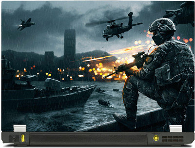 

PosterMart Gaming Series BattleField 4 Laptop Skin Type 53 - High Quality 3M Vinyl and Matt Lamination High Quality Laminated 3M Vinyl Laptop Decal 15