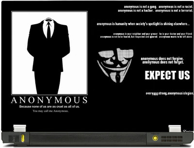 

PosterMart Anonymous Laptop Skin Type 19 - High Quality 3M Vinyl and Matt Lamination High Quality Laminated 3M Vinyl Laptop Decal 17