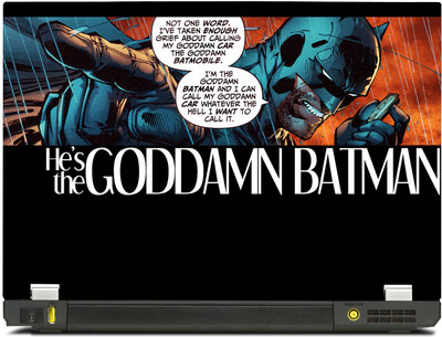 

PosterMart Batman Laptop Skin Type 16 - High Quality 3M Vinyl and Matt Lamination High Quality Laminated 3M Vinyl Laptop Decal 15