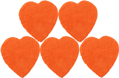 

RAYA HOME Cotton Baby Bath Mat(Orange
