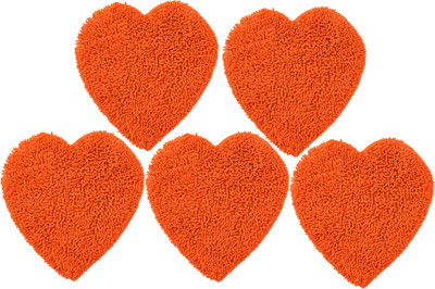 

RAYA HOME Cotton Baby Bath Mat(Orange