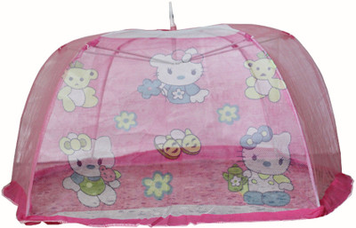 

Krivi kids Polyester Infants Baby Mosquito Net Mosquito Net(Pink)