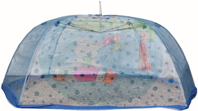 Krivi kids Polyester Infants Baby Mosquito Net Mosquito Net(Blue)