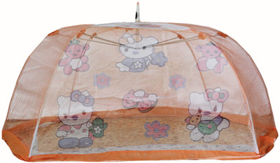 

Krivi kids Polyester Infants Baby Mosquito Net Mosquito Net(Orange)