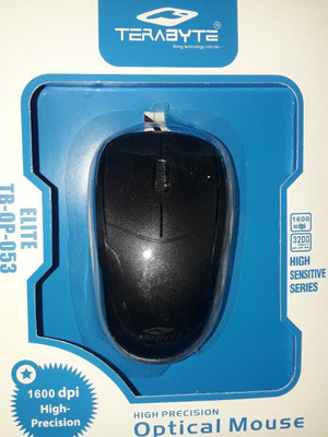 Terabyte TB OP 053 Wired Optical Mouse(USB, Black) available at flipkart for Rs.205