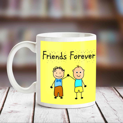 

Huppme Friends Forever White Coffee Ceramic Mug(350 ml)