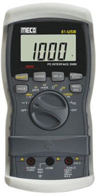 

Meco 81USB Digital Multimeter(Black 4000 Counts)