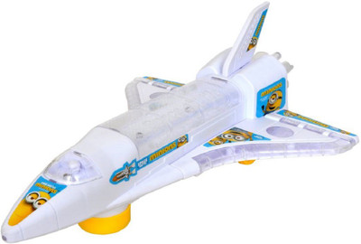 dhawani marketing pvt.ltd Giftworld Collection Musical Aeroplane With Light For Kids(Yellow)