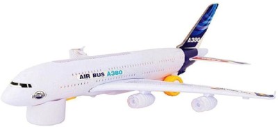 

dhawani marketing pvt.ltd Wow Lady Air Bus A380 Aeroplane(White)