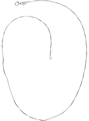 Vaibhav Women Men Unisex Chain 925 Sterling Silver 1.58 Gram Venetion Necklace 18