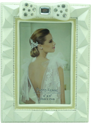 

Importwala Ceramic Photo Frame(White, 1 Photos)