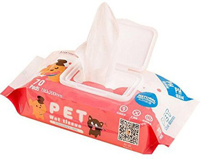 

Pet Centre 16654401 Pet Ear Eye Wipes(Pack of 70)