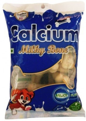 SCOOBEE VEGETARIAN DOG TREAT MILK BONE FOR DOG AND PUPPY Milk Dog Treat(300 g)