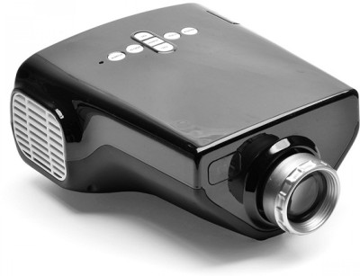 

IBS MINI 100 LUMENS for TV,DVD,PC with SD,USB,AV In VGA,HDMI,HOME CINEMA THEATER HD 100 lm LED Corded Portable Projector(Black)