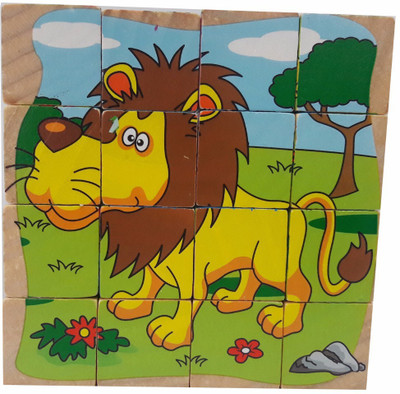 

Smartcraft 4x4Wooden Puzzle Cube - In the Wild(10 Pieces)