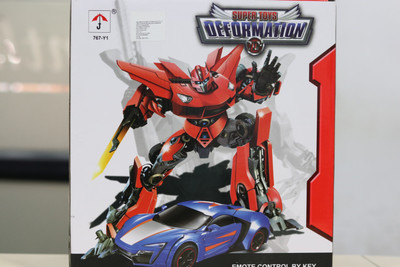 

Toycart Remote Control Transformer Car for Kids- Red(Red)